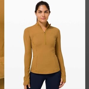 Lululemon Run Briskly Half Zip Pullover Spiced Bronze 2